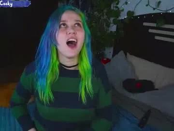 ziny_cosky — Shirt Off @ goal - #dirtytalk #lovense #purplehead