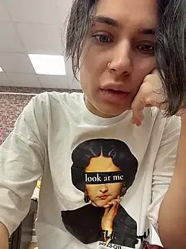 VioletAsh — Slowly get topless